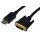 DIGITUS AK-340306-020-S - DisplayPort Adapterkabel, DP - DVI (24+1) St/St, 2.0m, m/interlock, DP 1.1a komp.,CE, sw