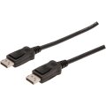 DIGITUS AK-340100-100-S - DisplayPort Anschlusskabel, DP St/St, 10.0m, m/Verriegelung, Full HD 1080p, sw