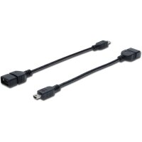 DIGITUS AK-300310-002-S - USB 2.0 Adapterkabel, OTG, Typ...