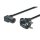 DIGITUS AK-440102-018-S - Netzanschlussk.CEE 7/7 (Typ-F) - C13, 90ø gewink. M/F, 1.8m, H05VV-F3G 0.75qmm, schwarz