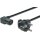 DIGITUS AK-440102-018-S - Netzanschlussk.CEE 7/7 (Typ-F) - C13, 90ø gewink. M/F, 1.8m, H05VV-F3G 0.75qmm, schwarz