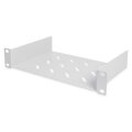 DIGITUS DN-10-TRAY-1-N - 254 mm (10") 1HE Fachboden, festeinbau 44x254x150 mm, Farbe Grau (RAL 7035)