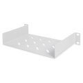 DIGITUS DN-10-TRAY-1-N - 254 mm (10") 1HE Fachboden, festeinbau 44x254x150 mm, Farbe Grau (RAL 7035)