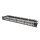 DIGITUS DN-91424 - Modulares Patch Panel, geschirmt, 48-Port Beschriftungsfeld, 1HE, Rack Mount, Sw RAL 9005