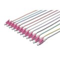DIGITUS DK-25332-02/4 - LWL Pigtail-Set, 12 Stk., LC, MM OM4 50/125 µ loose buffer, Farbcode DIN IEC 304, 2m