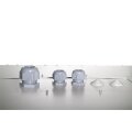 DIGITUS DN-19-09U-I-OD - 9U wall mounting cabinet, outdoor, IP55 579x600x450 mm, Farbe Grau (RAL 7035)