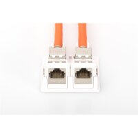 DIGITUS AT-AG-302A-WH - Consolidation-Point Gehäuse für 2x Keystone Module reinweiß, 2-port