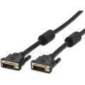 DIGITUS AK-320108-020-S - DVI Anschlusskabel, DVI(24+1) St/St, 2.0m, DVI-D Dual Link, sw