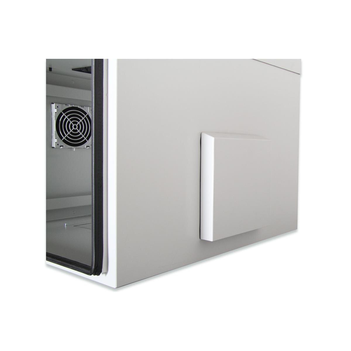 DIGITUS DN-19-09U-6/6-I-OD - 9HE Wandgehäuse, Outdoor, IP55 579x600x600 mm, Farbe Grau (RAL 7035)