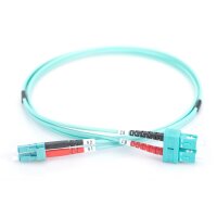DIGITUS DK-2532-01/3 - LWL Patchkabel, Duplex, LC zu SC MM OM3 50/125 µ, 1 m