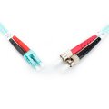 DIGITUS DK-2531-02/3 - LWL Patchkabel, Duplex, LC zu ST MM OM3 50/125 µ, 2 m
