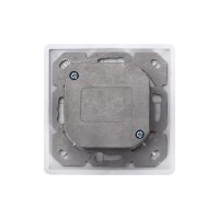 DIGITUS DN-9002-N - CAT 5e Modulare Anschlussdose, geschirmt, 2x RJ45 8P8C, LSA, Reinweiß, Aufputz