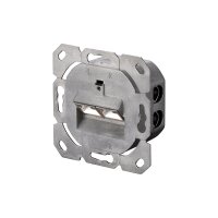 DIGITUS DN-9002-N - CAT 5e Modulare Anschlussdose, geschirmt, 2x RJ45 8P8C, LSA, Reinweiß, Aufputz