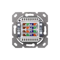 DIGITUS DN-9002-N - CAT 5e Modulare Anschlussdose, geschirmt, 2x RJ45 8P8C, LSA, Reinweiß, Aufputz