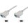 DIGITUS AK-610100-018-E - Zero-Modem Anschlusskabel, D-Sub9 Bu/Bu, 1.8m, Schnapphauben, be