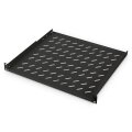DIGITUS DN-19-TRAY-1-400-SW - 1HE Fachboden festeinbau f. Schr. ab 600 mm Tiefe 44x482x399 mm, bis 15 kg, schwarz (RAL 9005)