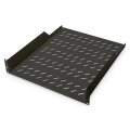 DIGITUS DN-19-TRAY-2-55-SW - 2HE Fachboden festeinbau f. Schr. ab 800 mm Tiefe 88x482x549 mm, bis 25 kg, schwarz (RAL 9005)