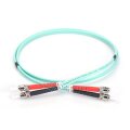 DIGITUS DK-2511-01/3 - LWL Patchkabel, Duplex, ST zu ST MM OM3 50/125 µ, 1 m