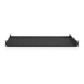 DIGITUS DN-19-TRAY-1-SW - 1HE Fachboden festeinbau f. Schr. ab 400 mm Tiefe 45x483x250 mm, bis 15 kg, schwarz (RAL 9005)