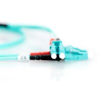 DIGITUS DK-2533-10/3 - LWL Patchkabel, Duplex, LC zu LC MM OM3 50/125 µ, 10 m