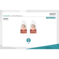 DK-1644-200 - CAT 6 S-FTP Patchkabel, Cu, LSZH AWG 27/7,  20 m,  Grau