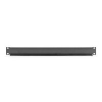 DIGITUS DN-19-BPN-01-SW - 1HE Blindabdeckplatte Farbe Schwarz (RAL 9005)