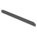 DIGITUS DN-19-BPN-01-SW - 1HE Blindabdeckplatte Farbe Schwarz (RAL 9005)