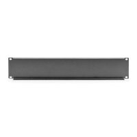 DIGITUS DN-19-BPN-02-SW - 2HE Blindabdeckplatte Farbe Schwarz (RAL 9005)