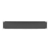 DIGITUS DN-19-BPN-02-SW - 2HE Blindabdeckplatte Farbe Schwarz (RAL 9005)