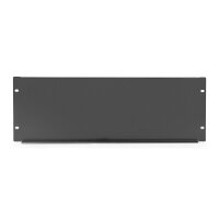DIGITUS DN-19-BPN-04-SW - 4HE Blindabdeckplatte Farbe Schwarz (RAL 9005)