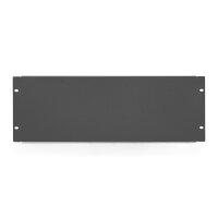 DIGITUS DN-19-BPN-04-SW - 4HE Blindabdeckplatte Farbe Schwarz (RAL 9005)
