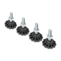 DIGITUS DN-19-FEET - Nivellierfüße für Netzwerk- und Serverschränke höhenverstellbar, Set= 4 Stück