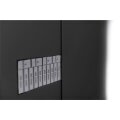 DIGITUS DN-19-PB-4U-SW - 4HE Wandmontage Patch-Halter,195x505x250 mm tiefenverstellbar, stapelbar, schwarz (RAL 9005)