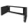 DIGITUS DN-19-PB-4U-SW - 4HE Wandmontage Patch-Halter,195x505x250 mm tiefenverstellbar, stapelbar, schwarz (RAL 9005)