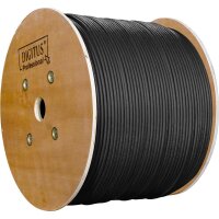 CAT 7 S-FTP Verlegekabel, Outdoor, LSZH, AWG 23/1, 1000m,...