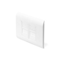 DIGITUS DN-93802 - Frontplatte für Keystone Jacks,...