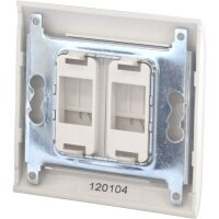 DIGITUS DN-93802 - Frontplatte für Keystone Jacks,...
