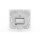 DIGITUS DN-93831 - Leerdose für Keystone Module, 80x80 Rahmen, 50x50 Zentralpl., Design Kompatibel
