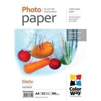 Fotopapier ColorWay matt 190g/m², A4, 50 St....