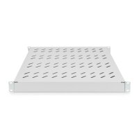DIGITUS DN-97646 - 1HE Fachboden festeinbau für 800 mm tiefe Schränke 44x482x500 mm, einst. 500 bis 700 mm Tiefe, grau