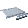 DIGITUS DN-97646 - 1HE Fachboden festeinbau für 800 mm tiefe Schränke 44x482x500 mm, einst. 500 bis 700 mm Tiefe, grau