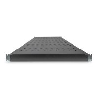 DIGITUS DN-97649 - 1HE Fachboden festeinb. für 1000 mm tiefe Schränke 44x482x700mm, einst.700 bis 900 mm Tiefe,schwarz
