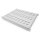 DIGITUS DN-97644 - 1HE Fachboden festeinbau für 600 mm tiefe Schränke 44x482x350 mm, einstl. 350 bis 550 mm Tiefe, grau