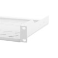 DIGITUS DN-97609 - 1HE Fachboden festeinbau f. Schr. ab 400 mm Tiefe 45x483x250 mm, bis 15 kg, grau (RAL 7035)