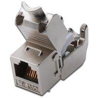 Keystone Jack CAT.6a RJ45 STP Toolless, Re-Embedded