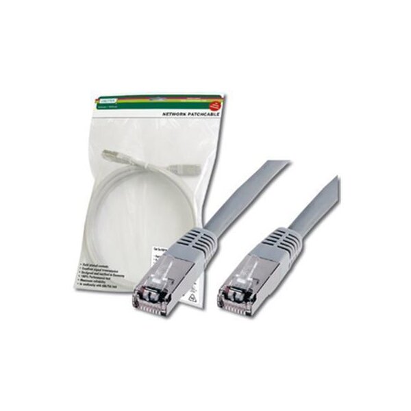 Patchkabel Cat.5e 1,5m SF/UTP GRAU Premium Line AWG26/7