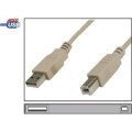 USB Kabel  A/ST<>B/ST 1,8m USB 2.0 kompatibel, AWG28,UTP