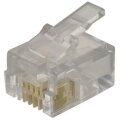 Modular Plug RJ11 Flat Cable 6P4C  Unshielded