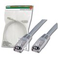 Patchkabel Cat.5e 0,3m SF/UTP GRAU Premium Line AWG26/7