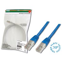 Patchkabel Cat.6 2m U/UTP BLAU Premium Line AWG 26/7